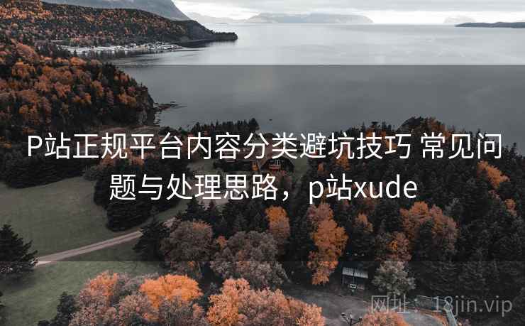 P站正规平台内容分类避坑技巧 常见问题与处理思路,p站xude P站正规平台内容分类避坑技巧 常见问题与处理思路,p站xude