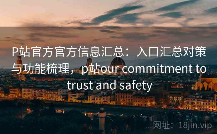 P站官方官方信息汇总：入口汇总对策与功能梳理，p站our commitment to trust and safety