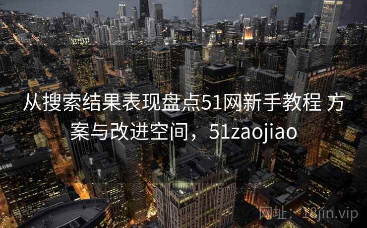 从搜索结果表现盘点51网新手教程 方案与改进空间，51zaojiao