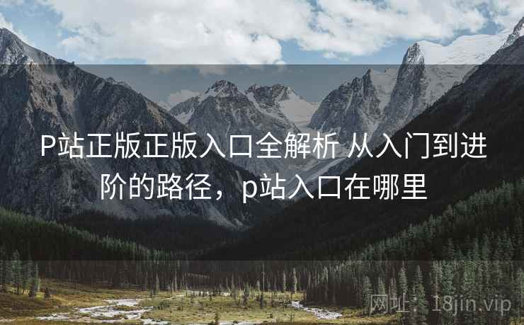 P站正版正版入口全解析 从入门到进阶的路径,p站入口在哪里 P站正版正版入口全解析 从入门到进阶的路径,p站入口在哪里