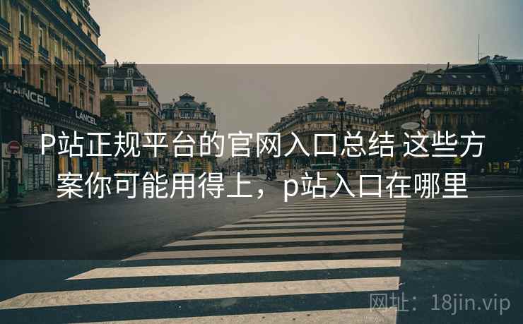 P站正规平台的官网入口总结 这些方案你可能用得上，p站入口在哪里