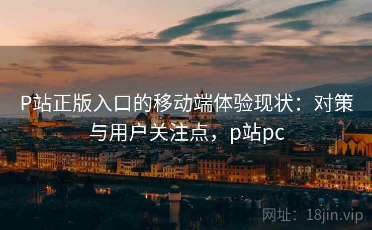 P站正版入口的移动端体验现状:对策与用户关注点,p站pc P站正版入口的移动端体验现状:对策与用户关注点,p站pc