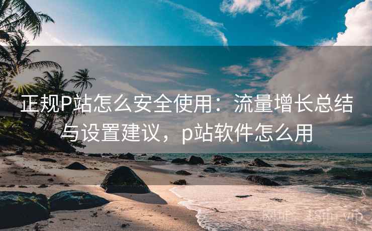 正规P站怎么安全使用:流量增长总结与设置建议,p站软件怎么用 正规P站怎么安全使用:流量增长总结与设置建议,p站软件怎么用