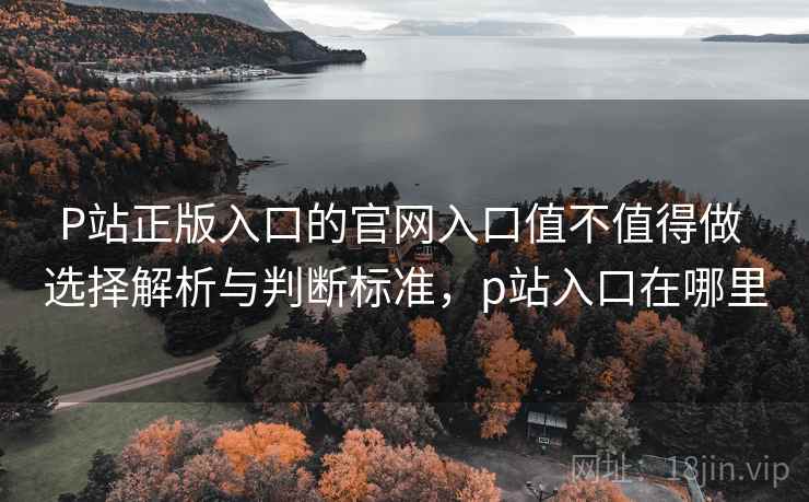 P站正版入口的官网入口值不值得做 选择解析与判断标准,p站入口在哪里 P站正版入口的官网入口值不值得做 选择解析与判断标准,p站入口在哪里